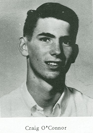 1966 varsity football player Craig O'Connor 